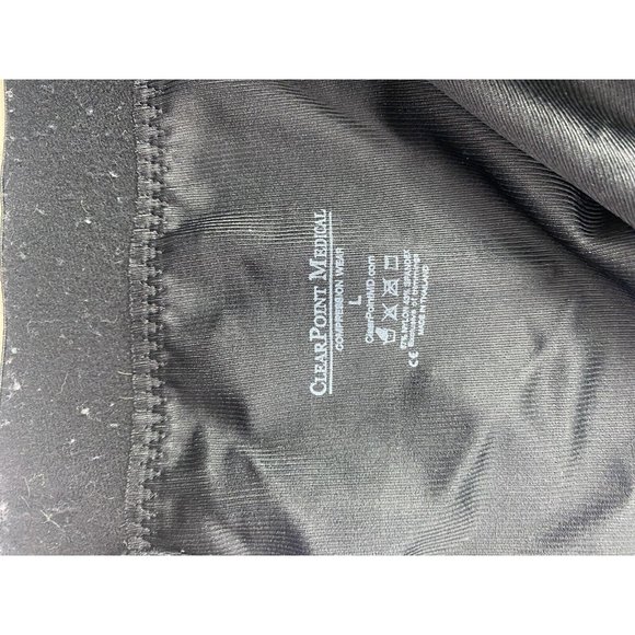 Clear Point Medical Large Crotchless Side Zip Faja Compression Black Garment GUC - Picture 4 of 7